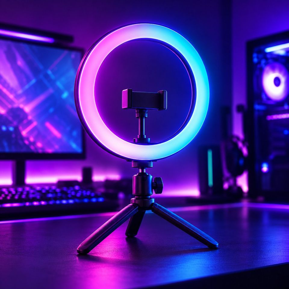 Void Glow RGB Ring Light — demo illustration 1